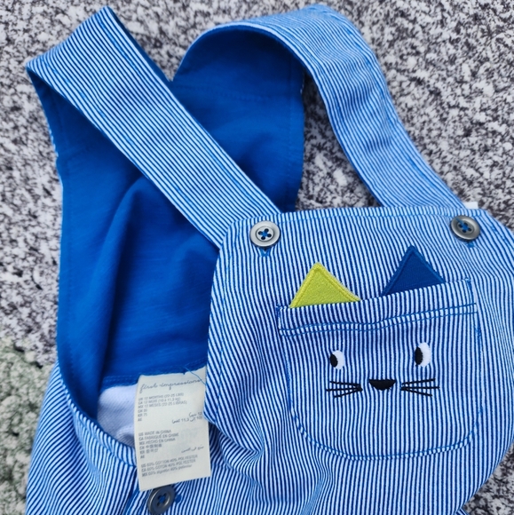 NWT First Impressions 2 piece Overalls - Picture 5 of 8